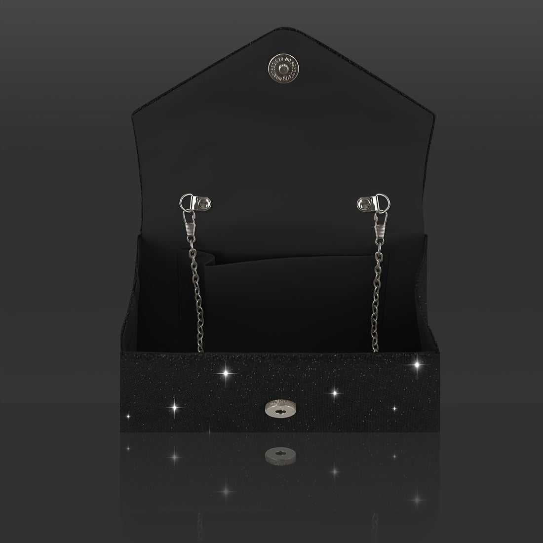 Bolsa Feminina com Laço de Strass — detalhe 6 das peças do conjunto