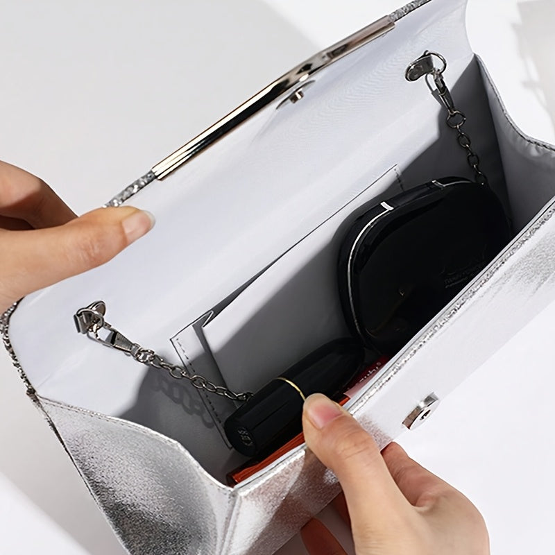 Clutch Feminina Lantejoulas — detalhe 5 das peças do conjunto