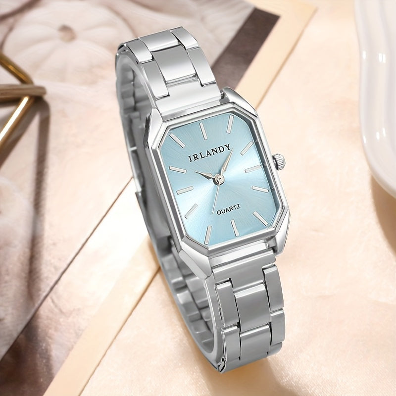 Relógio Feminino Azul Coração — detalhe 4 das peças do conjunto