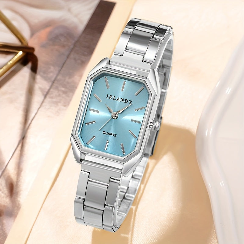 Relógio Feminino Azul Coração — detalhe 1 das peças do conjunto