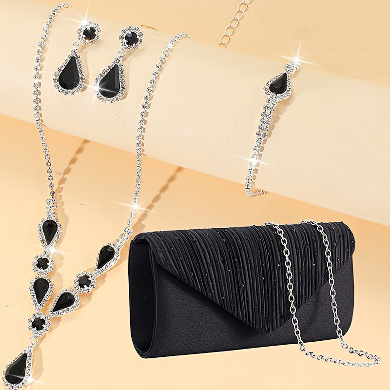 Clutch Elegante de Festa — detalhe 7 das peças do conjunto