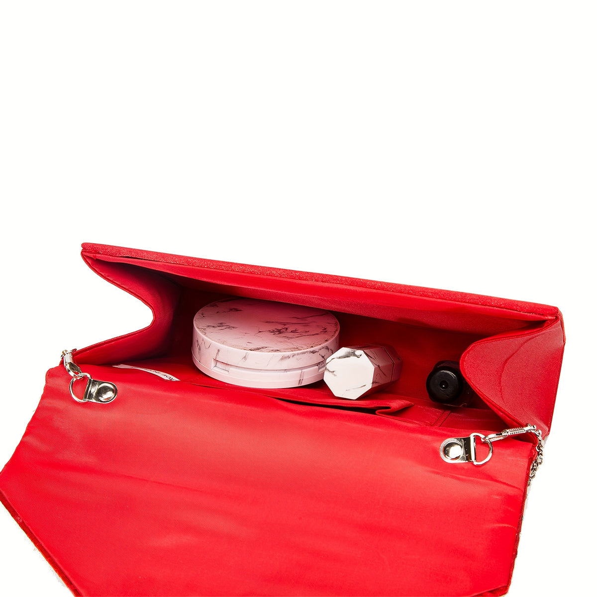 Clutch de Festa com Brilho — detalhe 7 das peças do conjunto