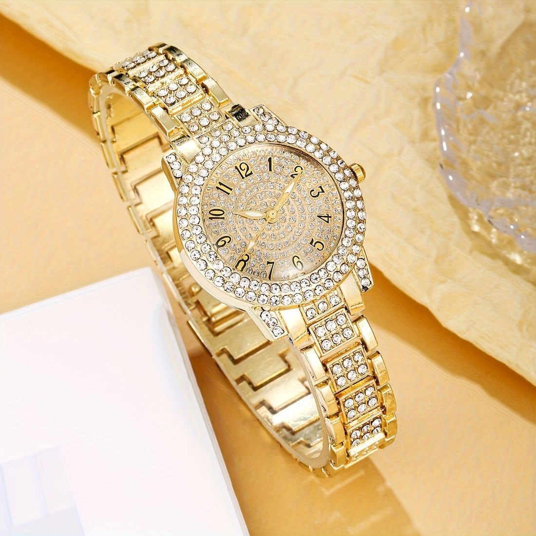 Conjunto de Joias Dourado — detalhe 2 das peças do conjunto