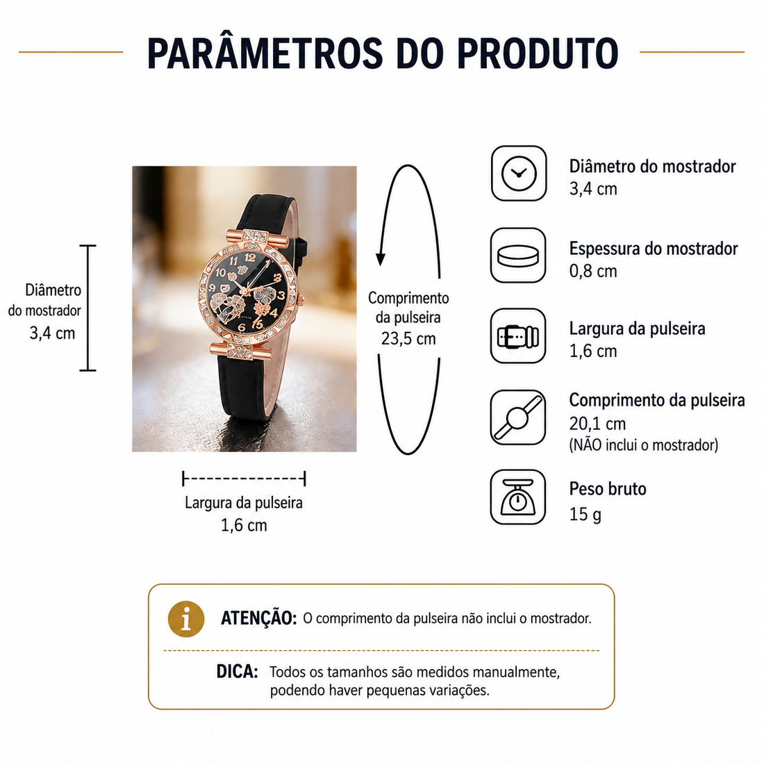 Conjunto de Joias Coração — detalhe 3 das peças do conjunto
