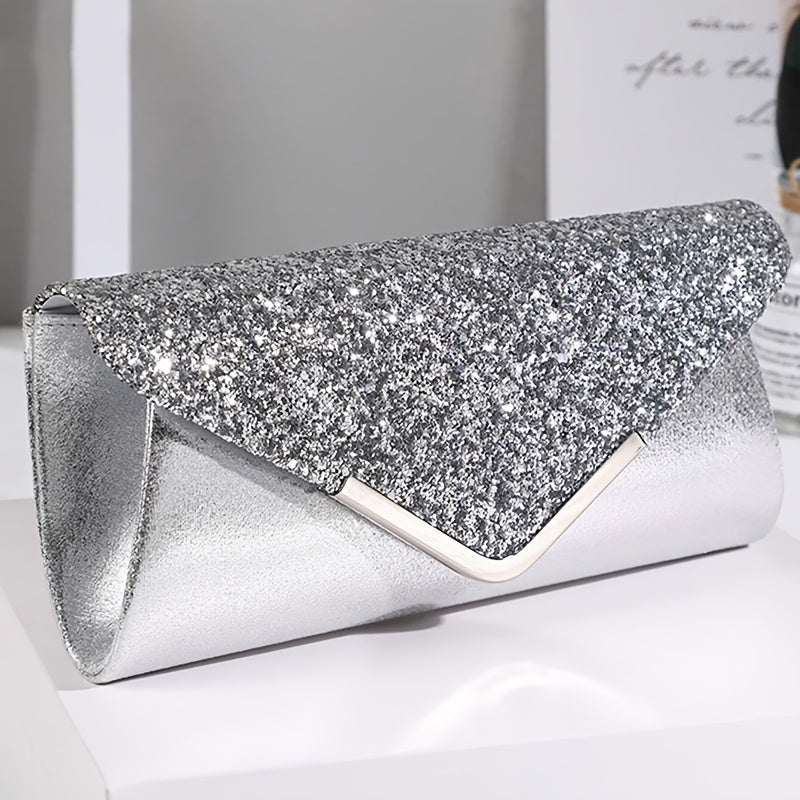 Clutch Feminina Lantejoulas — detalhe 4 das peças do conjunto