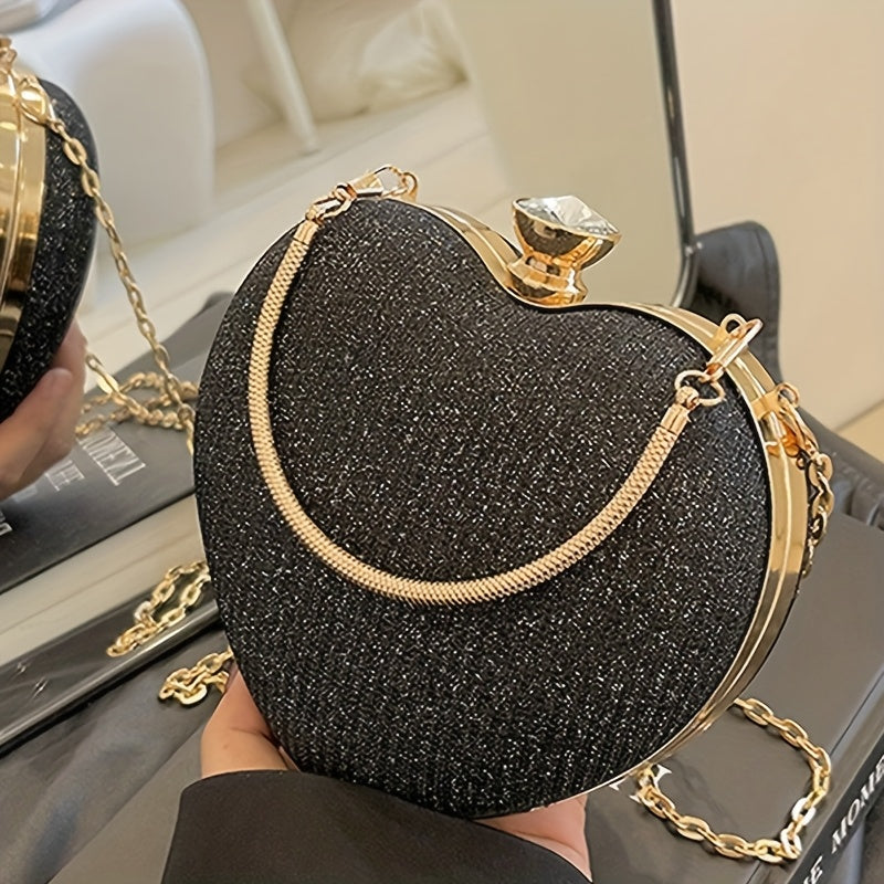 Clutch Feminina Coração — detalhe 3 das peças do conjunto