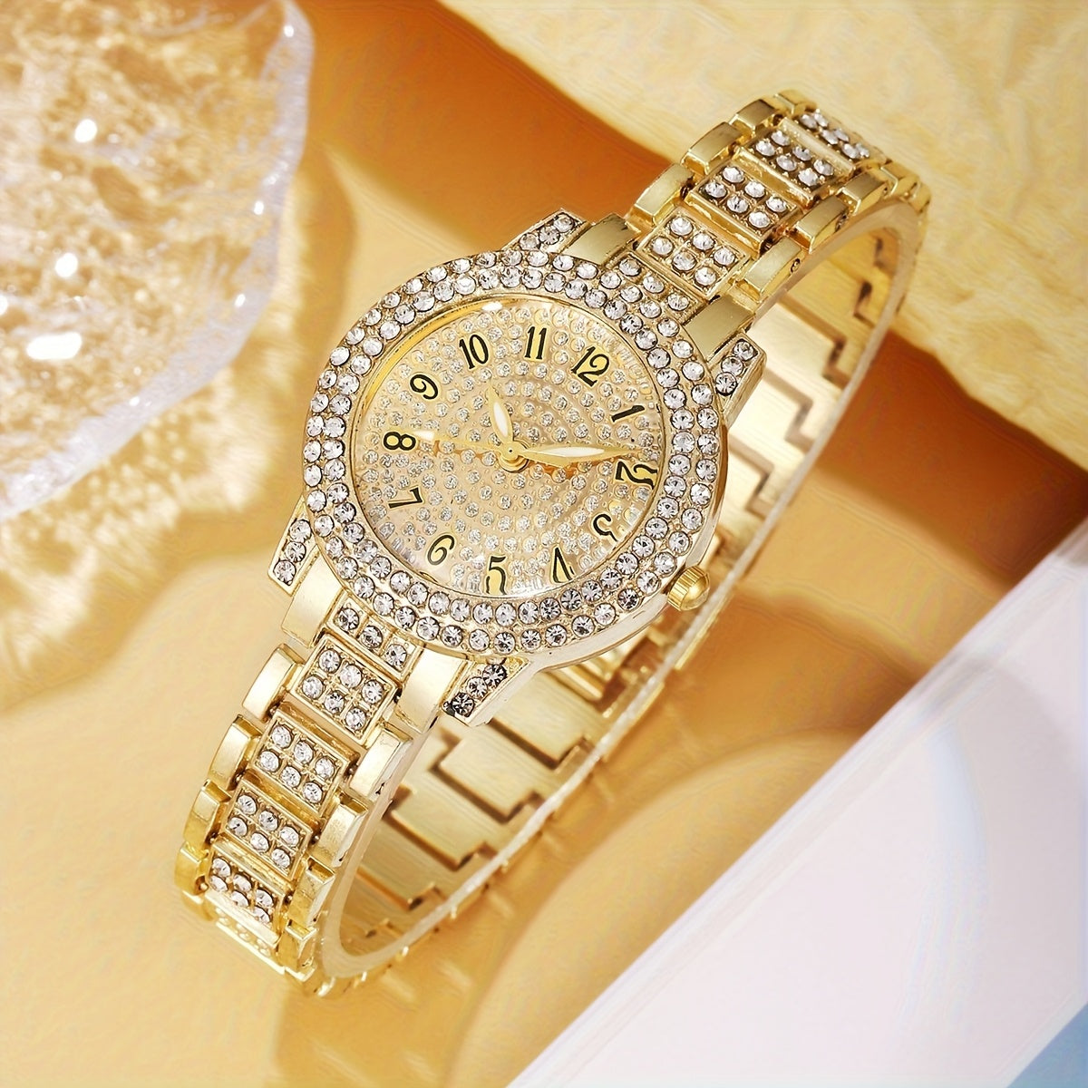 Conjunto de Joias Dourado — detalhe 1 das peças do conjunto
