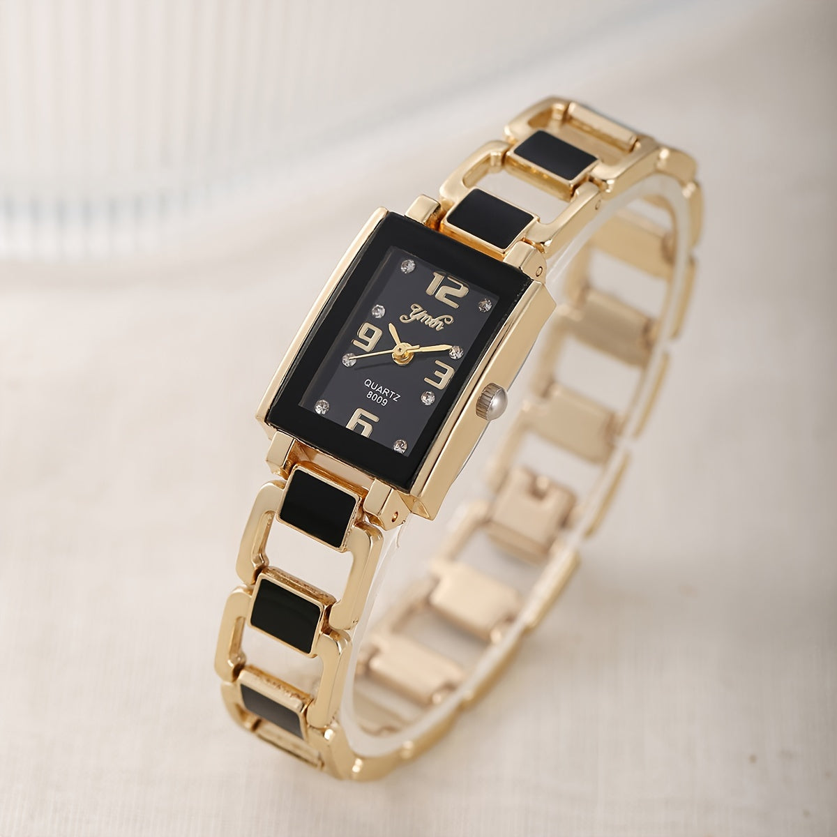 Relógio Feminino Preto — detalhe 2 das peças do conjunto