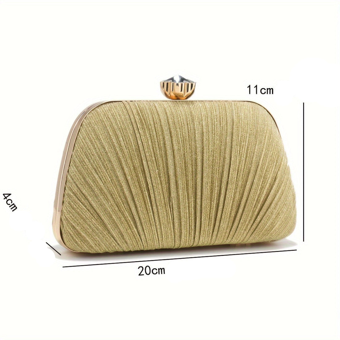 Clutch Feminina com Franjas — detalhe 7 das peças do conjunto