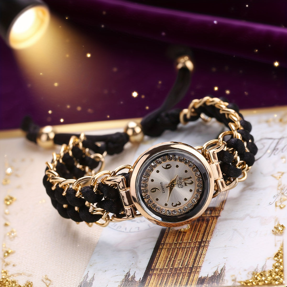 Relógio Feminino Quartzo — detalhe 1 das peças do conjunto