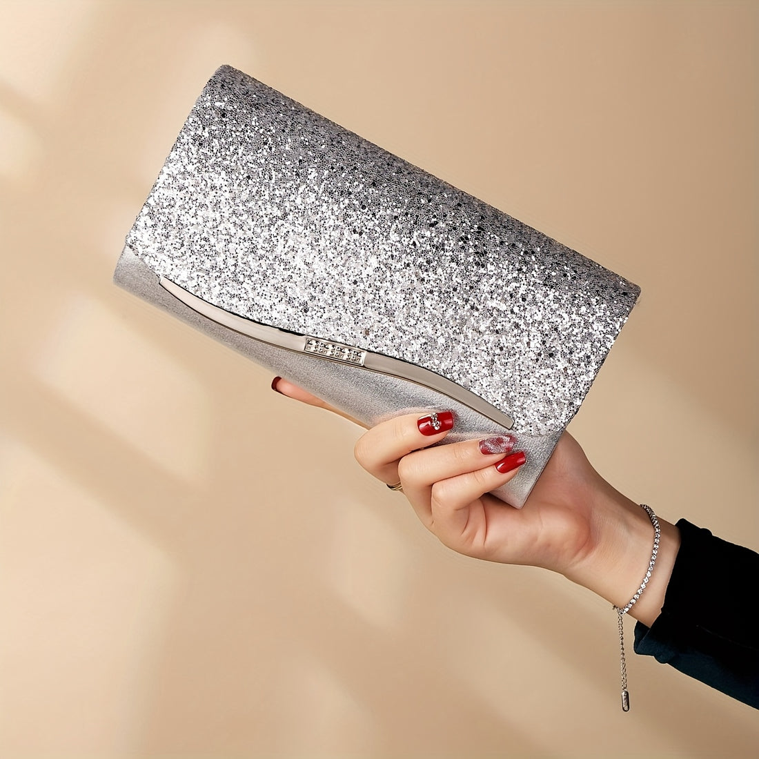 Bolsa Feminina Strass — detalhe 5 das peças do conjunto