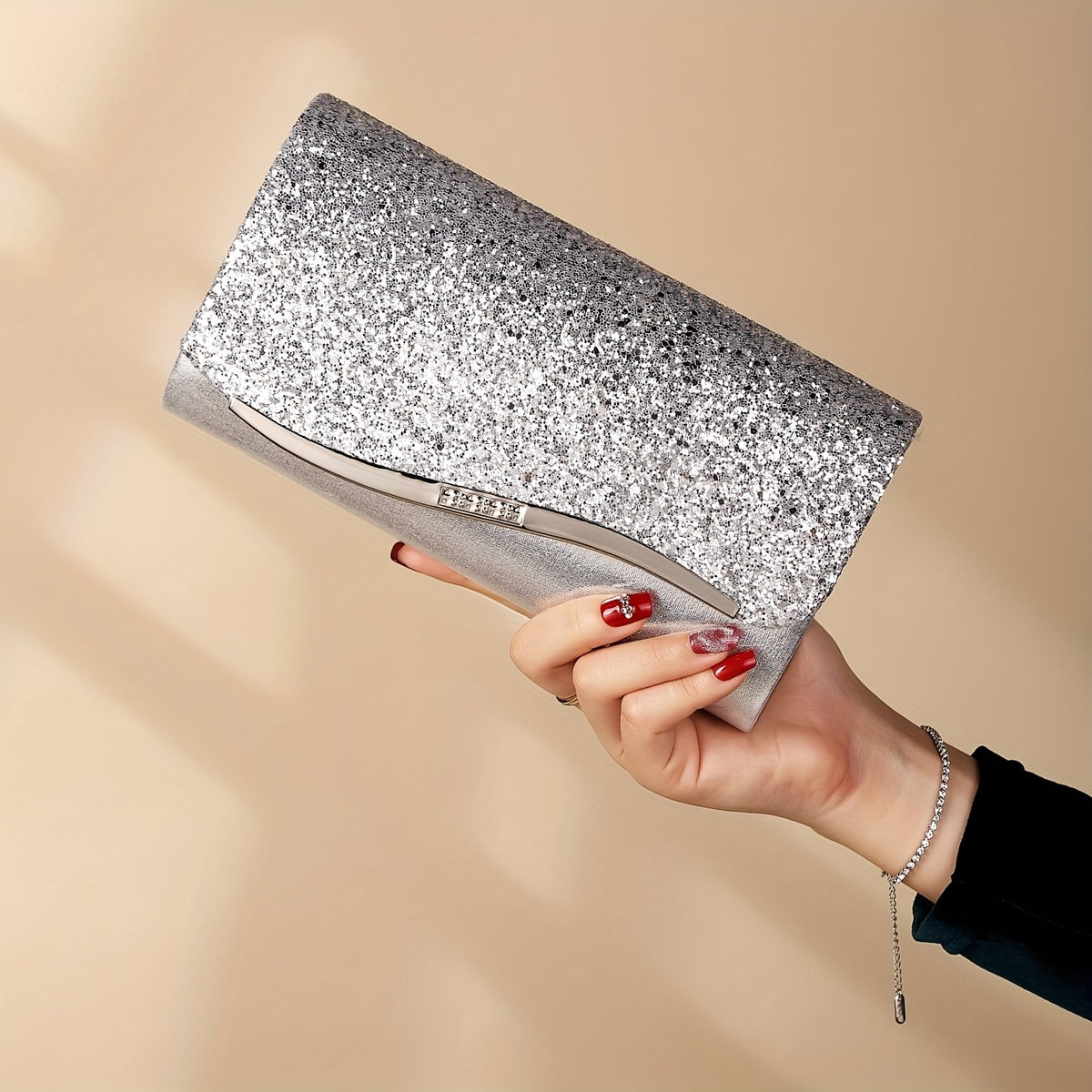 Bolsa Feminina Strass — detalhe 5 das peças do conjunto